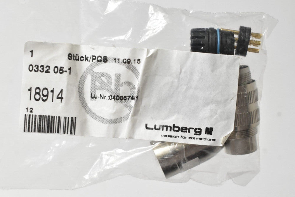 Lumberg 18914 Circular Connector 0332 05-1