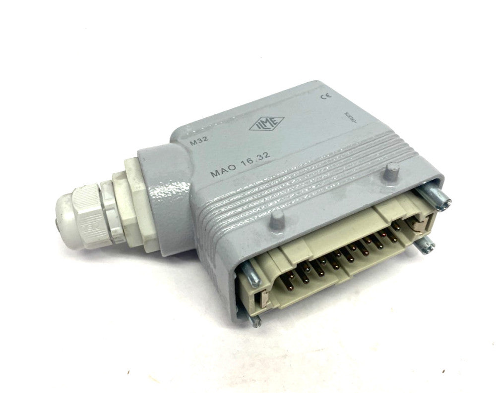 ILME MAO 16.32 Cable Hood, C-Type, 4-Pegs w/ 16-Pin Male Insert