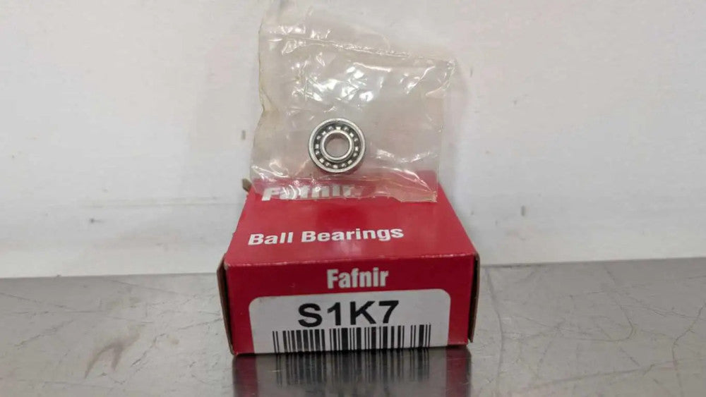 Fafnir S1K7 Deep Groove Ball Bearing PS1K7 0.25" ID x 0.62" OD x 0.1960" Wide