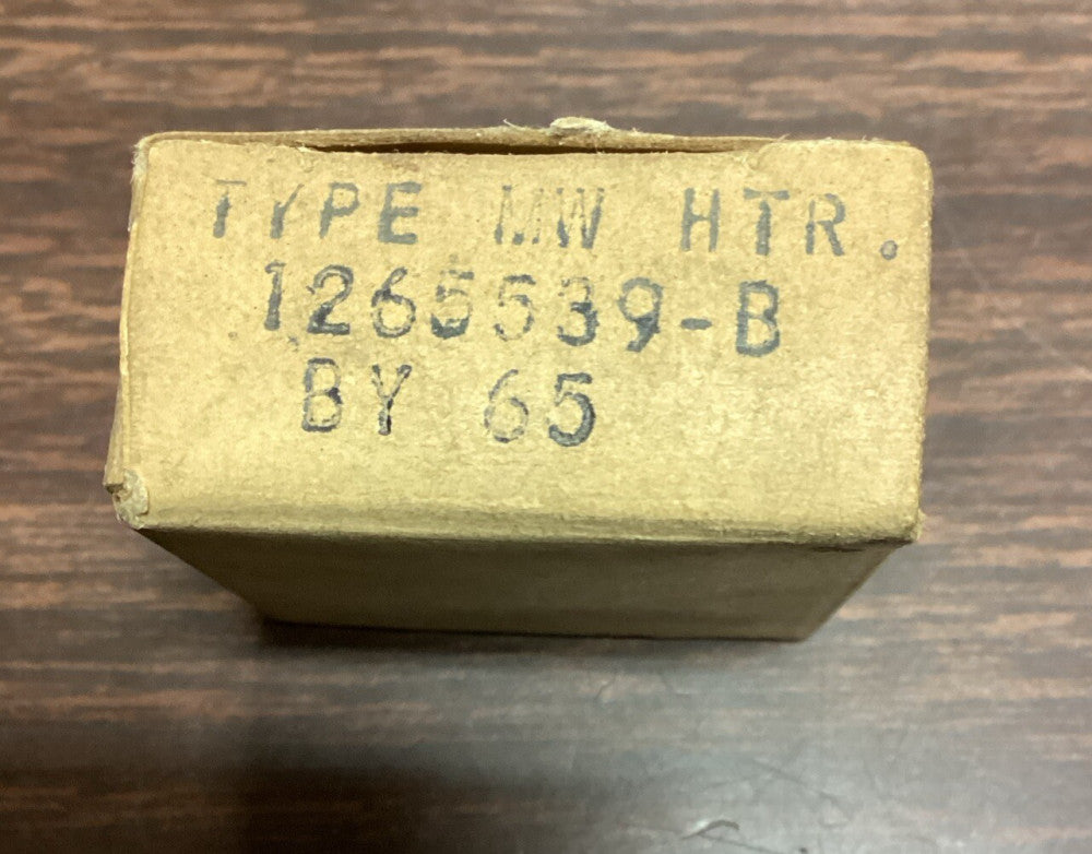 WESTINGHOUSE OVERLOAD RELAY HEATER, 1265539-B, BY65, 1-7/16" X 1", STEEL A61