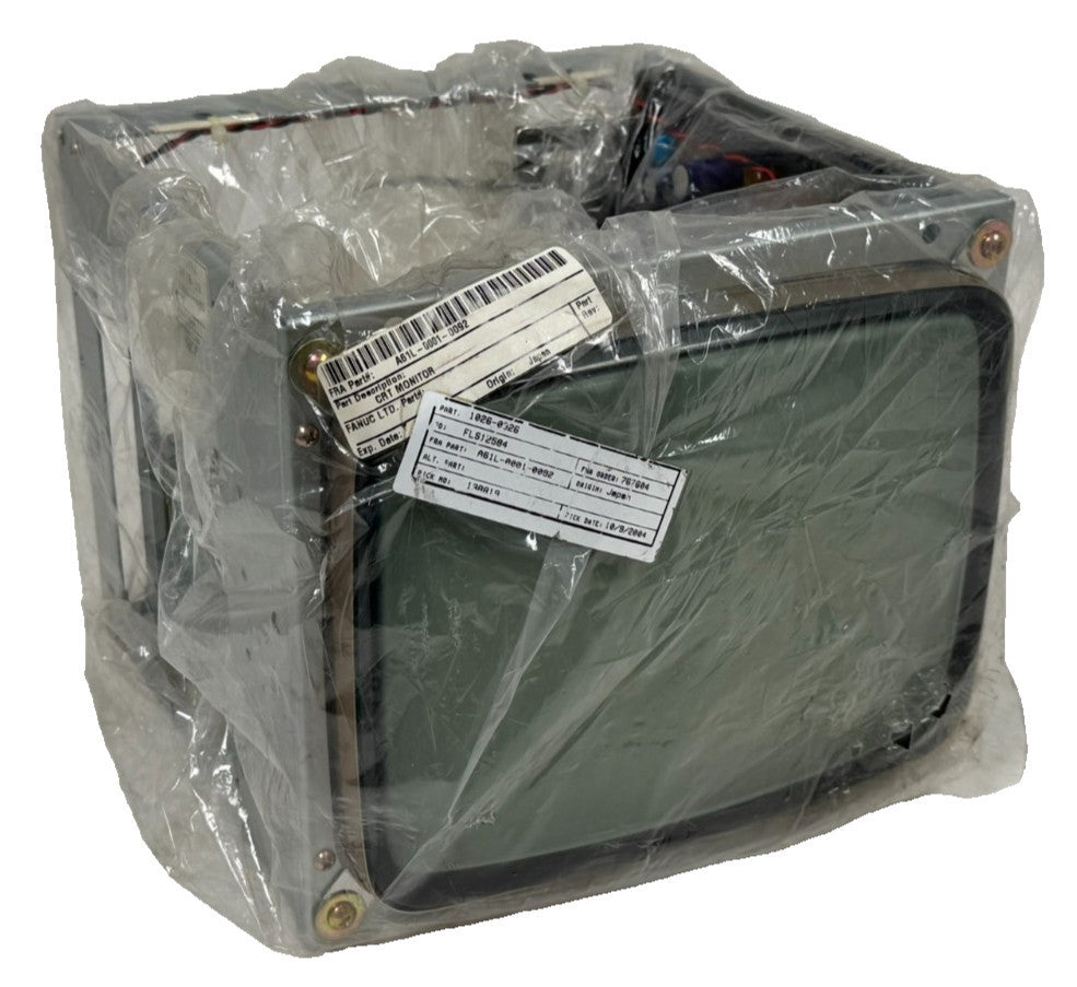 NEW FANUC A61L-0001-0092 CRT MONITOR 9" A61L00010092