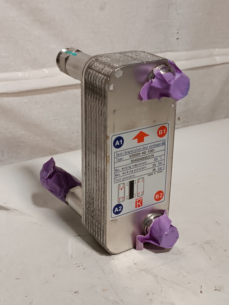 Kaori K030 Brazed Plate Heat Exchanger V20005-HS-1001 200deg C Max, 20 Bar Max
