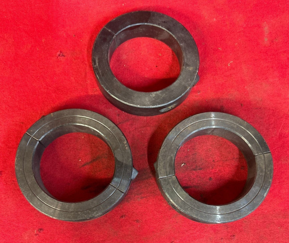 UNBRANDED SHAFT COLLAR INS DIA: 2-3/16"  OUT DIA: 3-1/8" WIDTH: 3/4" (LOT OF 3)