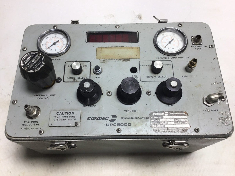 CONDEC UPC5000 Pressure Calibration Standard Tester 50/60Hz