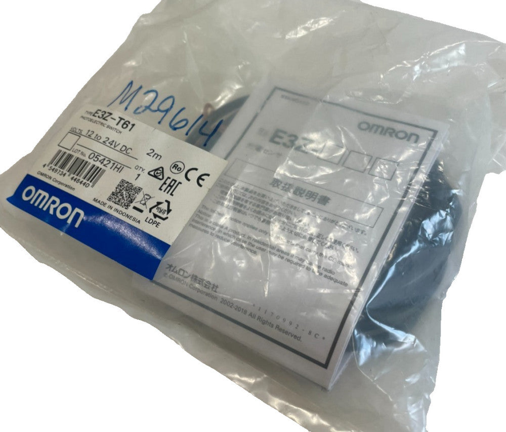NEW OMRON E32-T61 PHOTO ELECTRIC SWITCH 12-24VDC E32T61