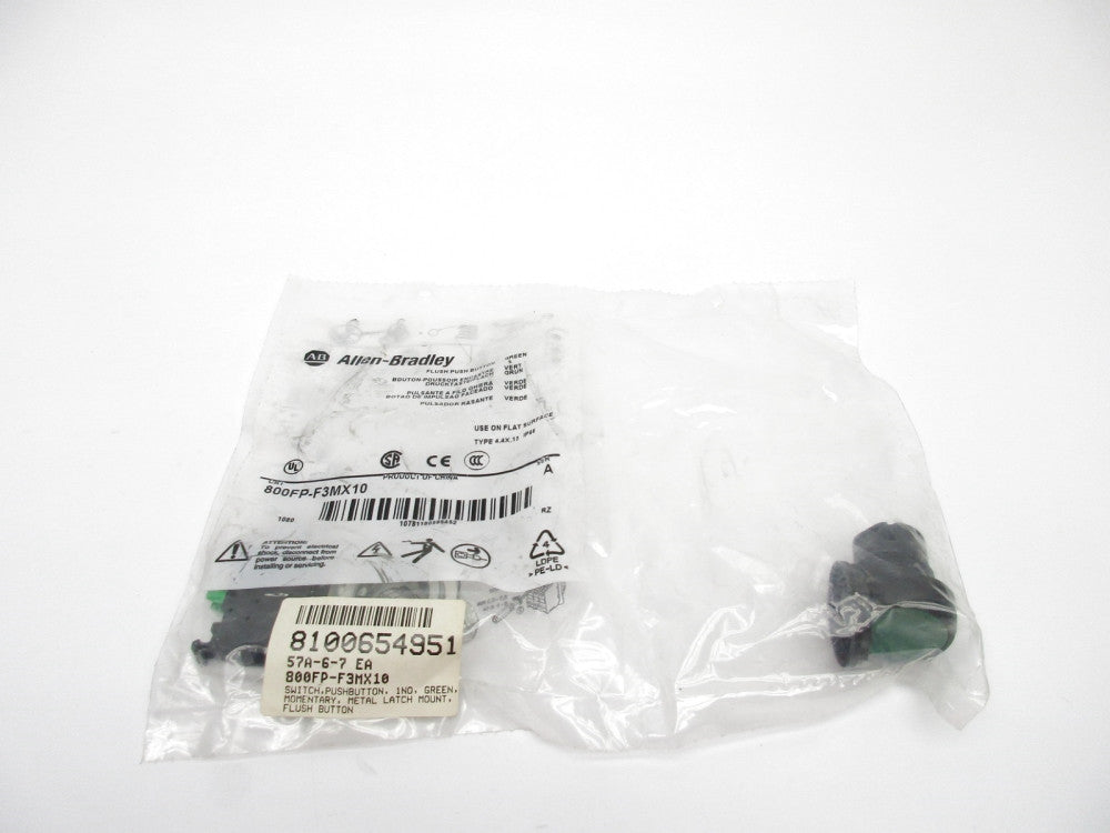 ALLEN BRADLEY 800FP-F3MX10 SER. A NSMP