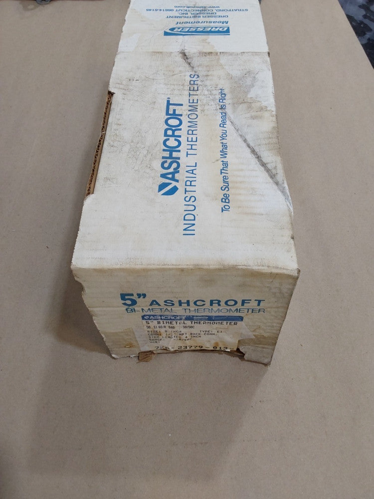5" ASHCROFT BI-METAL THERMOMETER -50/50 CELSIUS 7KA-23779-013