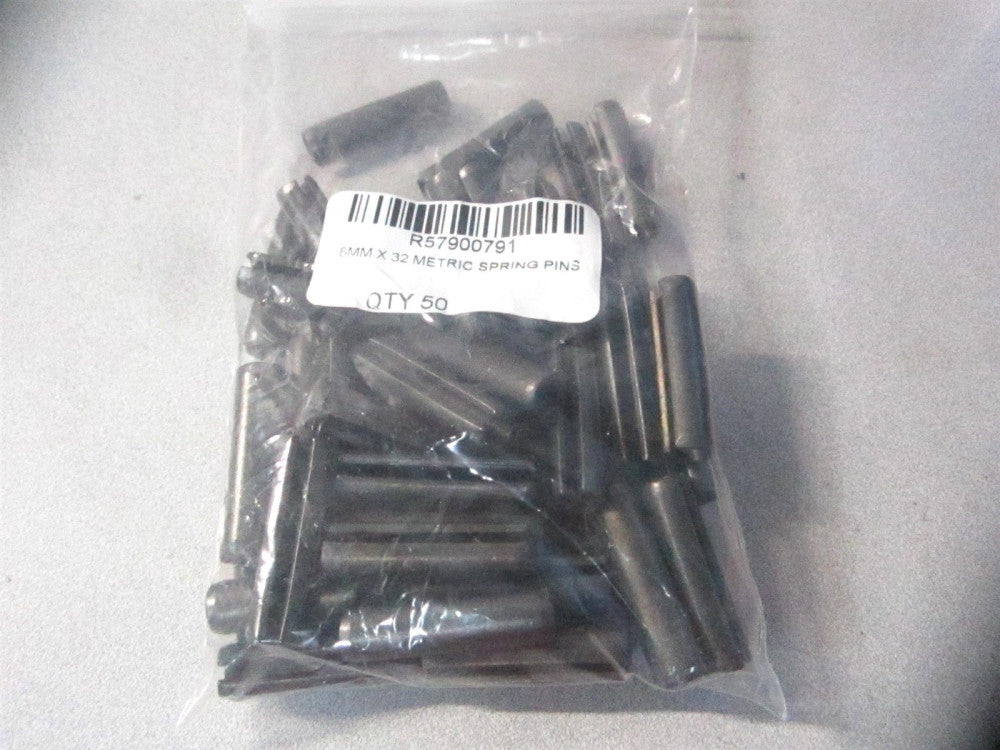 (R57900791) 8mm x 32mm1070-1080 Steel Slotted Spring Pin - Pack of 50 