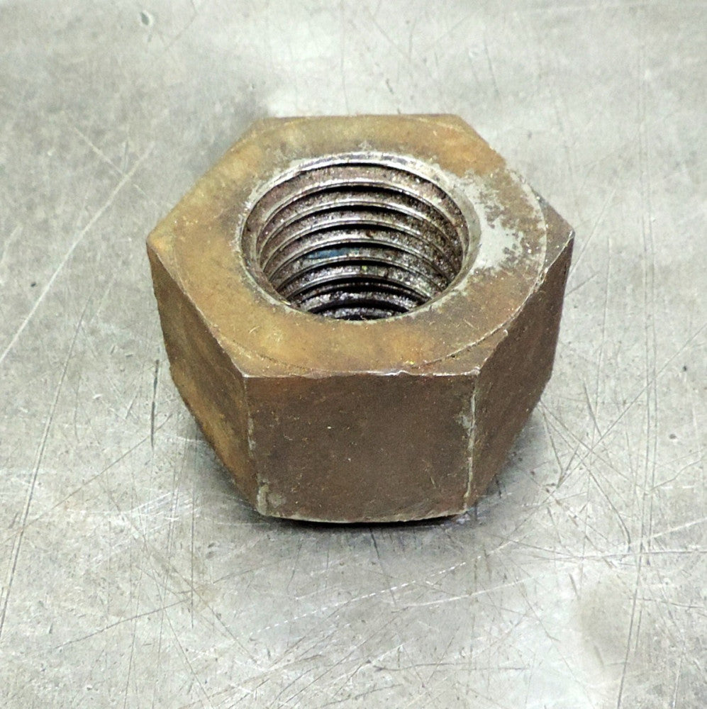 Industrial Paperweight Large Nut Paper Weight Steampunk 1-1/2" SAE Course Thread