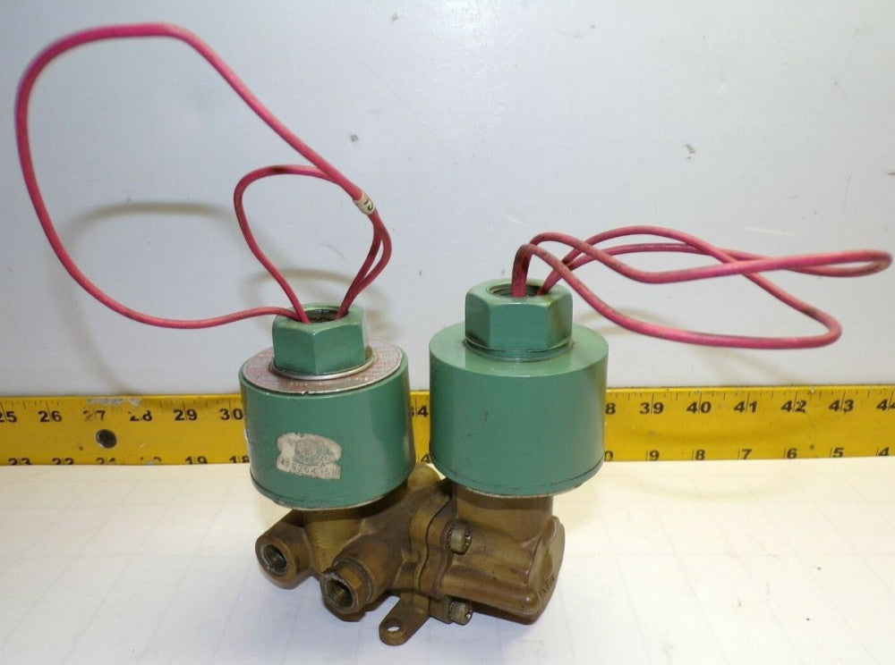 ASCO 1/4" 4-WAY SOLENOID VALVE 24 VOLT 9.7 WATT  FT 8344 45