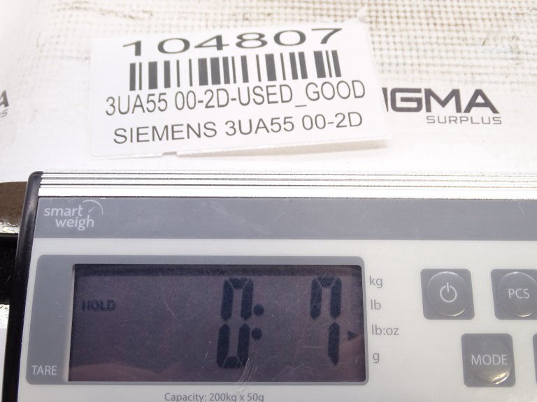 SIEMENS 3UA5500-2D RELAY
