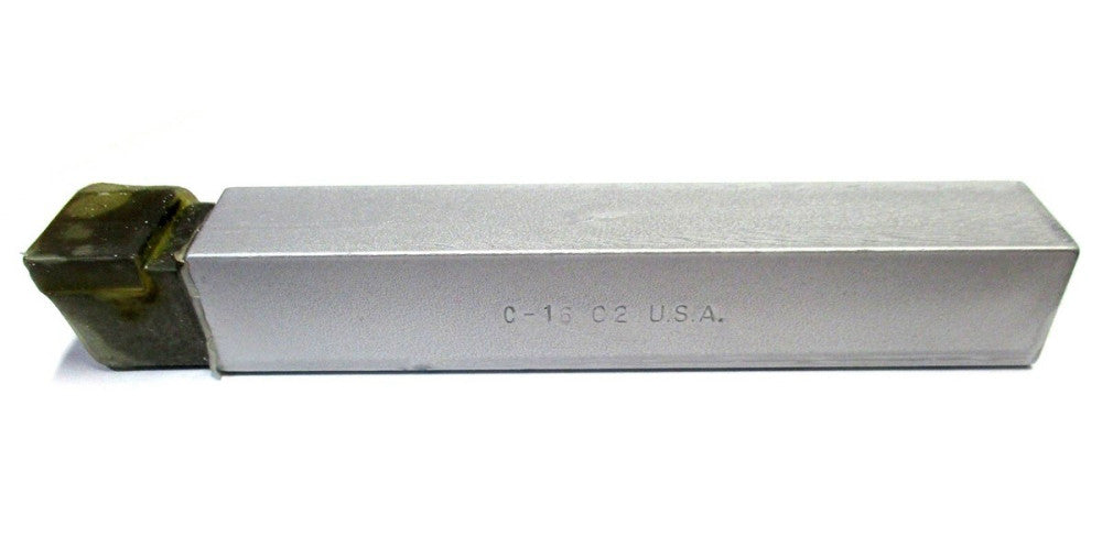 MADE IN USA 1 x 1 C-16 C2 Neutral Cut Carbide Square Nose Single Point Tool Bit