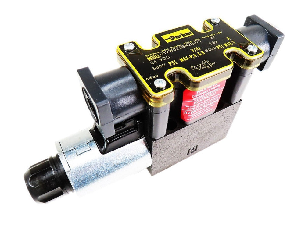 Parker  D1VW020BNJGJ7Y   Directional Control Valve 24VDC 5000PSI  NEW IN BOX