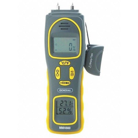 General Mmh800 Pin/Pinless Moisture Meter With Temp/Rh