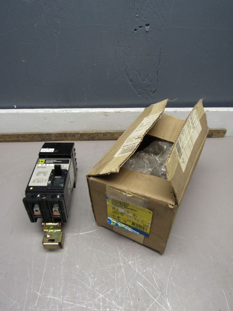 SQUARE D FA24030AC I-LINE CIRCUIT BREAKER 2P 30AMP 480V NICE USED TAKEOUT !! M/O