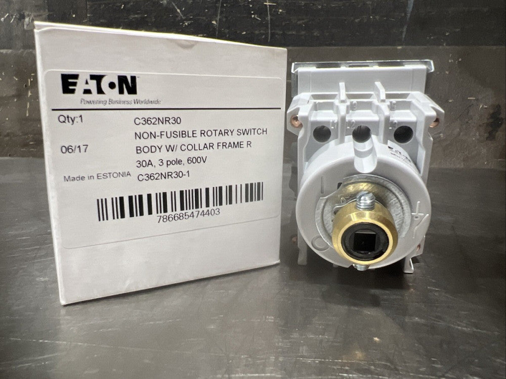 Eaton C36NR30 Rotary Switch 30 A 600 V Nos Surplus