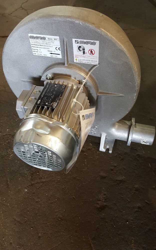 1 MORO ASPIRATORI VENTILATORI COMPONENTI BSTS27T5L.H, Hz 60, 220/380 V, 3300 RPM