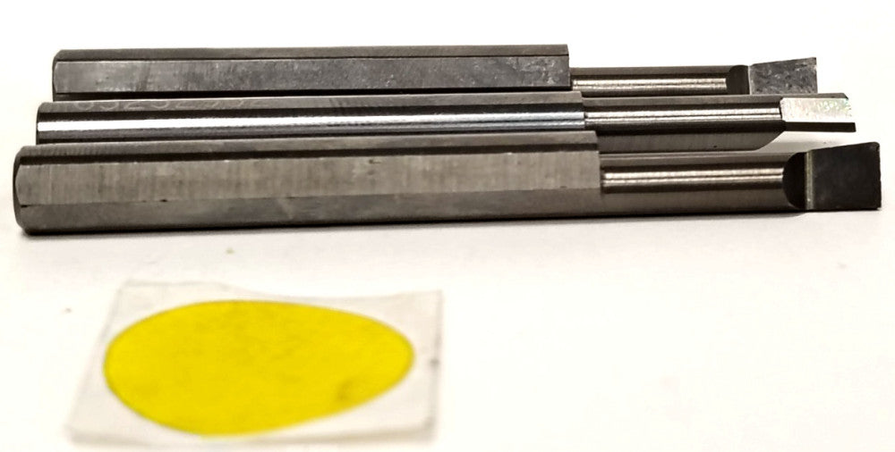 ACCUPRO ACC-BB200800 .2" MIN DIAM X 0.8" X 1/4" SHANK BORING BAR LOT OF 3