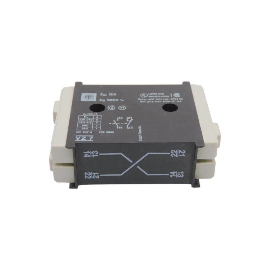 AUXILIARY CONTACT VZ7 660V 12A NSNP