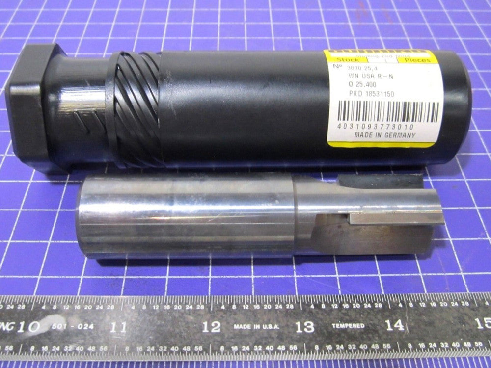 GUHRING 1" Corner Radius & Corner Chamfer End Mill 3F PCD Tipped LOC 1"