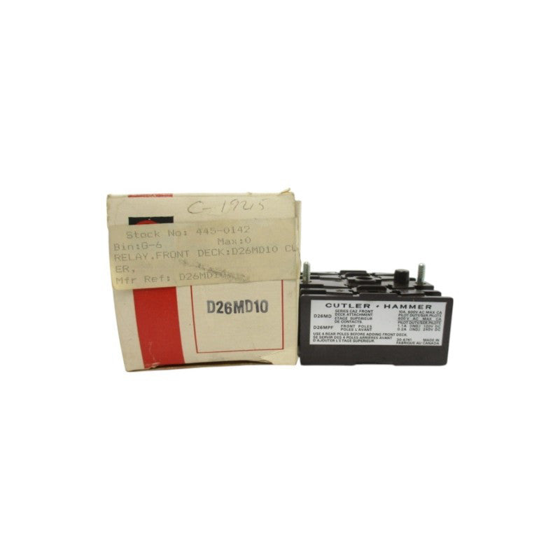 CUTLER HAMMER D26MD10 NSMP