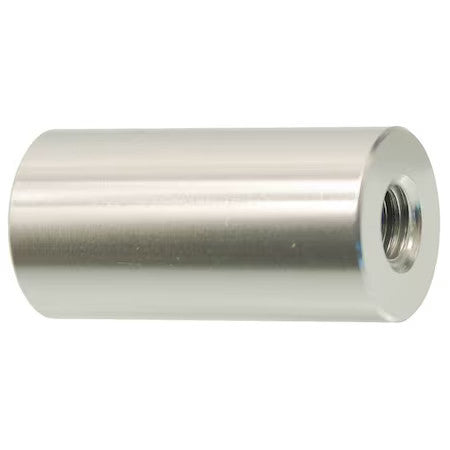 Zoro Select Za0194-Al28 Round Standoffs, 5/16"-18 Thrd Sz, 3 In Bd L, Aluminum