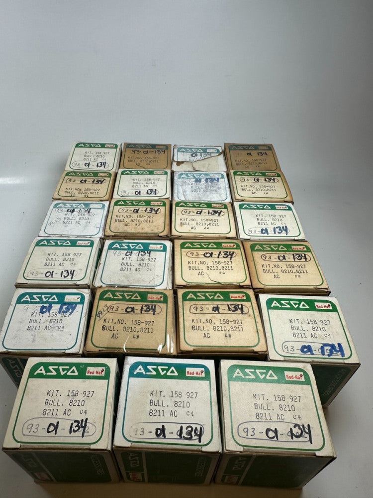 ASCO Red Hat 158-927 Solenoid Valves Repair Kit - NOS Factory Sealed