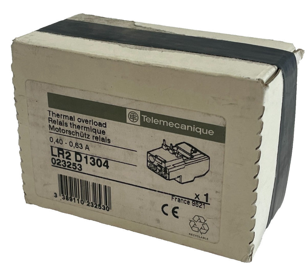 NEW TELEMECANIQUE LR2-D1304 THERMAL OVERLOAD RELAY LR2D1304