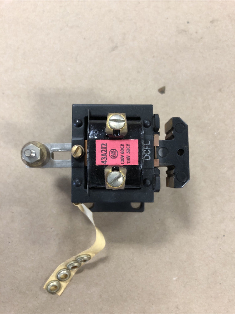 ALLEN BRADLEY 860-DOD106 AC SOLENOID 120V 60HZ 110V 50 HZ SIZE 3 STROKE PUSH-PUL
