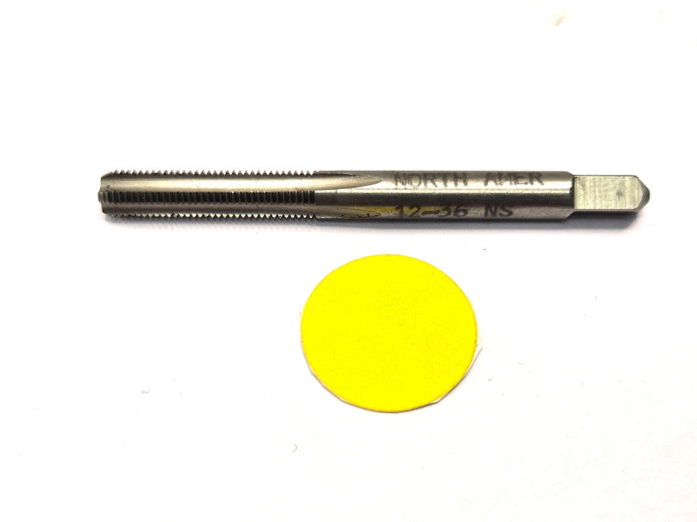 NORTH AMERICAN 12-36 STRAIGHT FLUTE BOTTOMING CHAMFER TAP HS GH-2