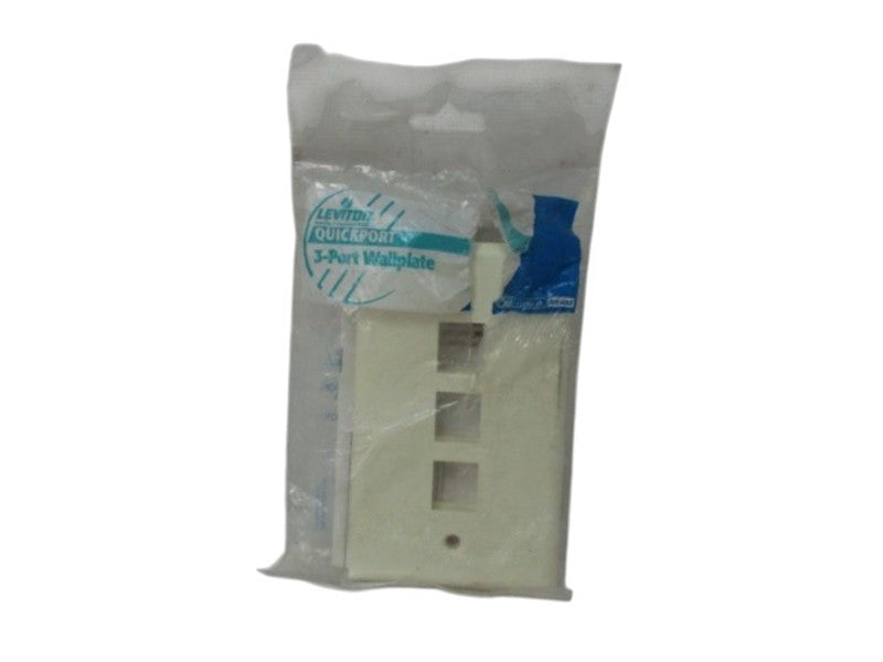 LEVITON R05-41080-3A 3-PORT WALLPLATE  NSNP