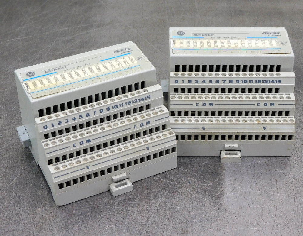 Allen Bradley - 1794-IB16 Digital Sink Input Module 16 Point Lot of Two (2)