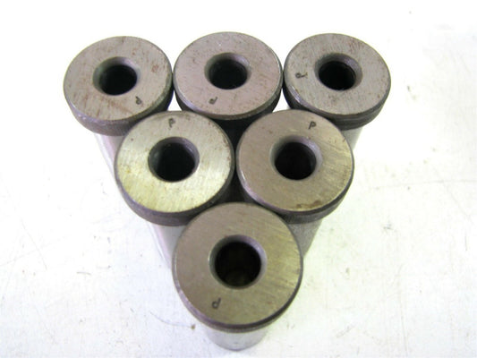 (H48-28) P P x 3/4 x 1-3/4" Head Press Drill Bushings NEW - Lot of 6 