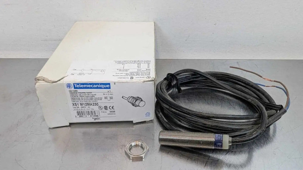 Telemecanique XS1 M12MA230 Inductive Proximity Sensor 2mm 24-240VAC