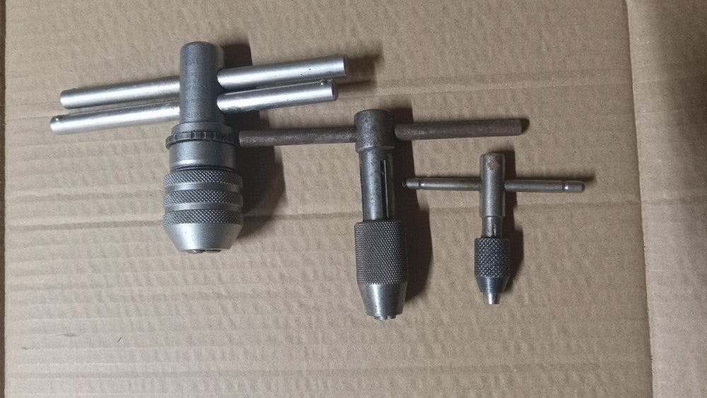 lot of 3 machinist tap handles