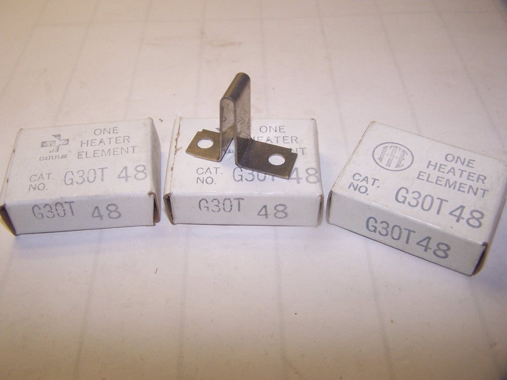 3) NEW GOULD G30T48 OVERLOAD HEATER ELEMENT  LOT OF 3