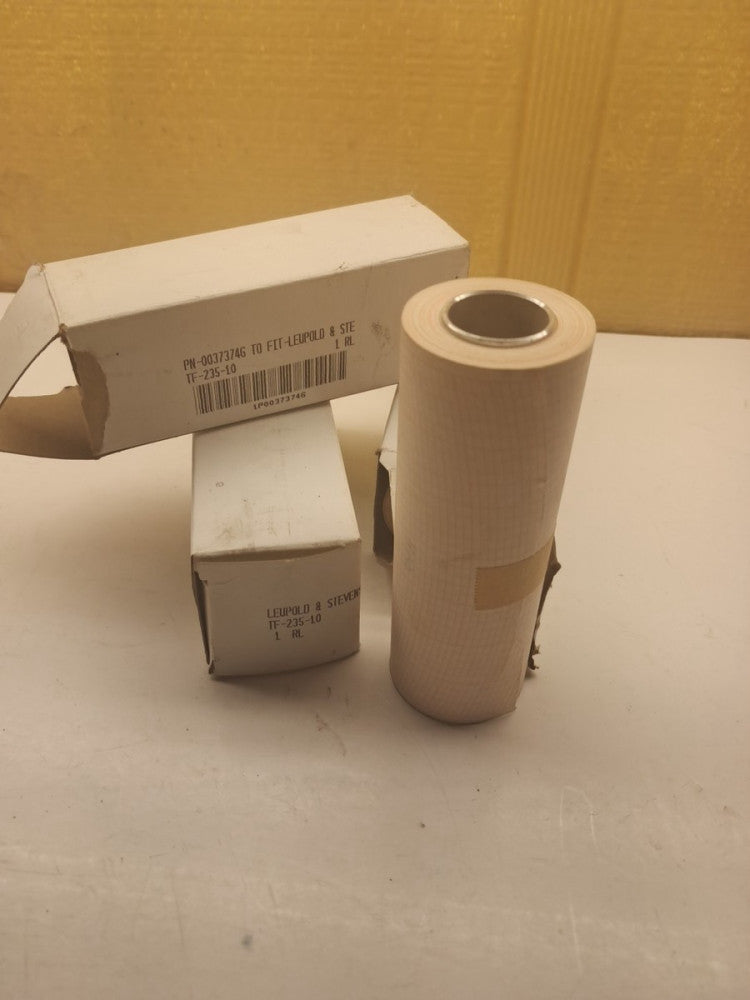 Lot of 3 NOS Leupold & Stevends Strip Chart Recorder Paper Roll TF-235-10