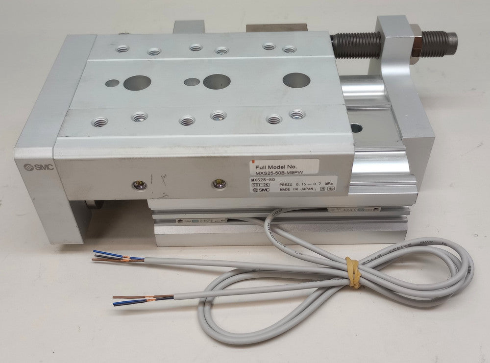 SMC MXS25-50B-M9PW Guided Cylinder Slide Table Double Acting