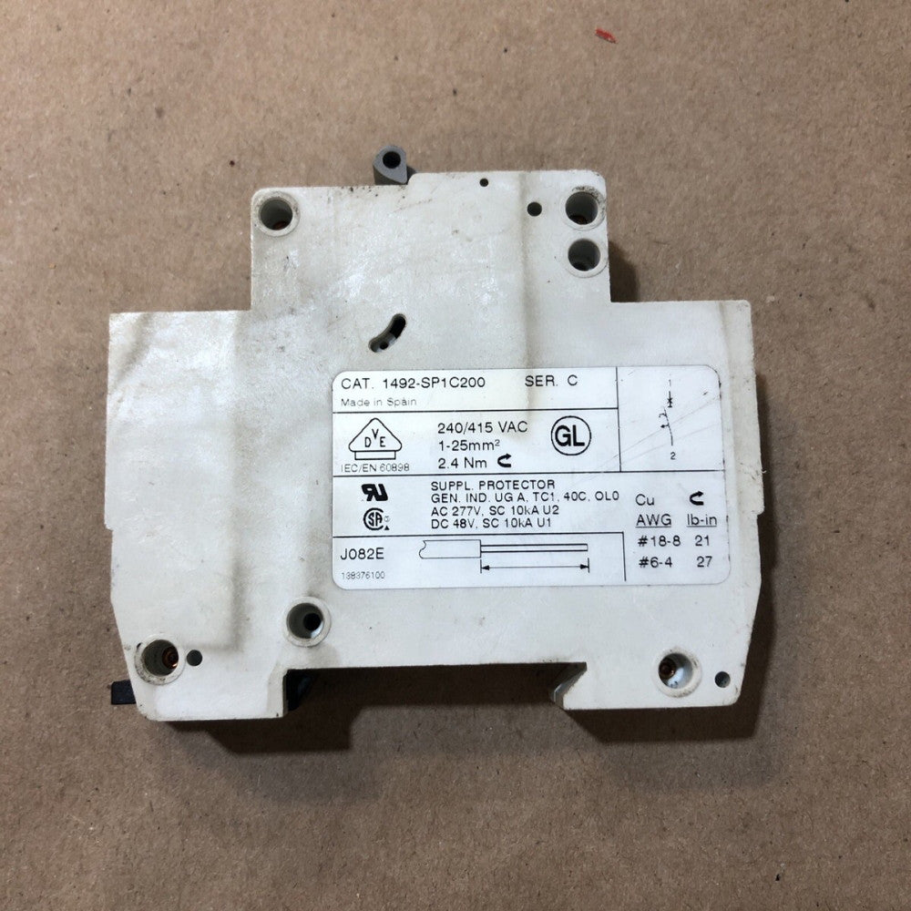 Allen-Bradley 1492-SP1C200 /C Circuit Breaker 240-415V 20Amp 