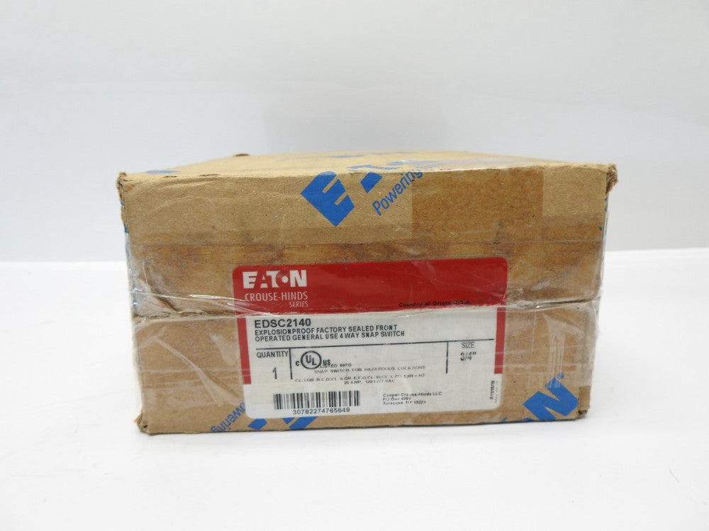 Eaton Crouse Hinds EDSC2140 EDS Control Station / EDS FS Selector Switch OEM NEW