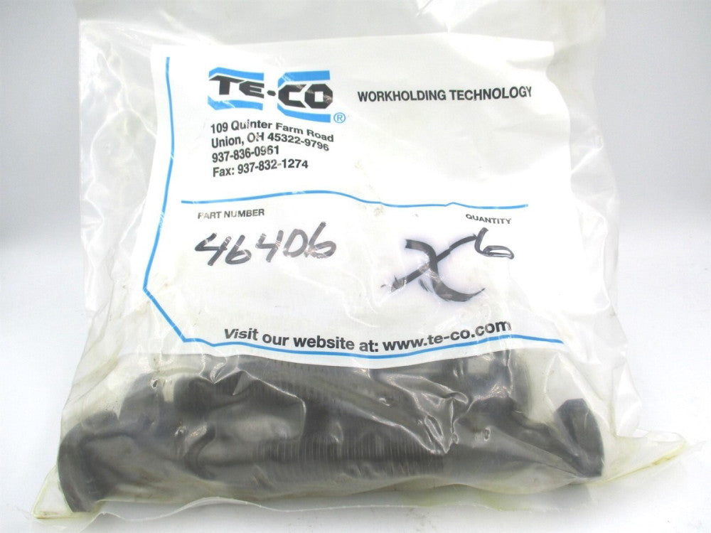 TE-CO (46406) 1/2-13 UNC 5/16" x 2" x 4" OAL Steel T-Bolt - Pack of 6