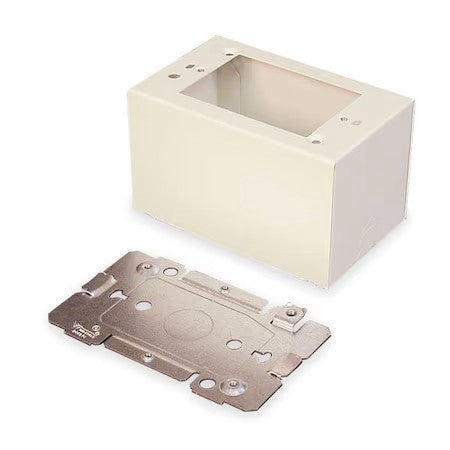 Legrand V2444 Device Box, 2400 Series, 2.87 In H, 4-5/8 In L, Ivory