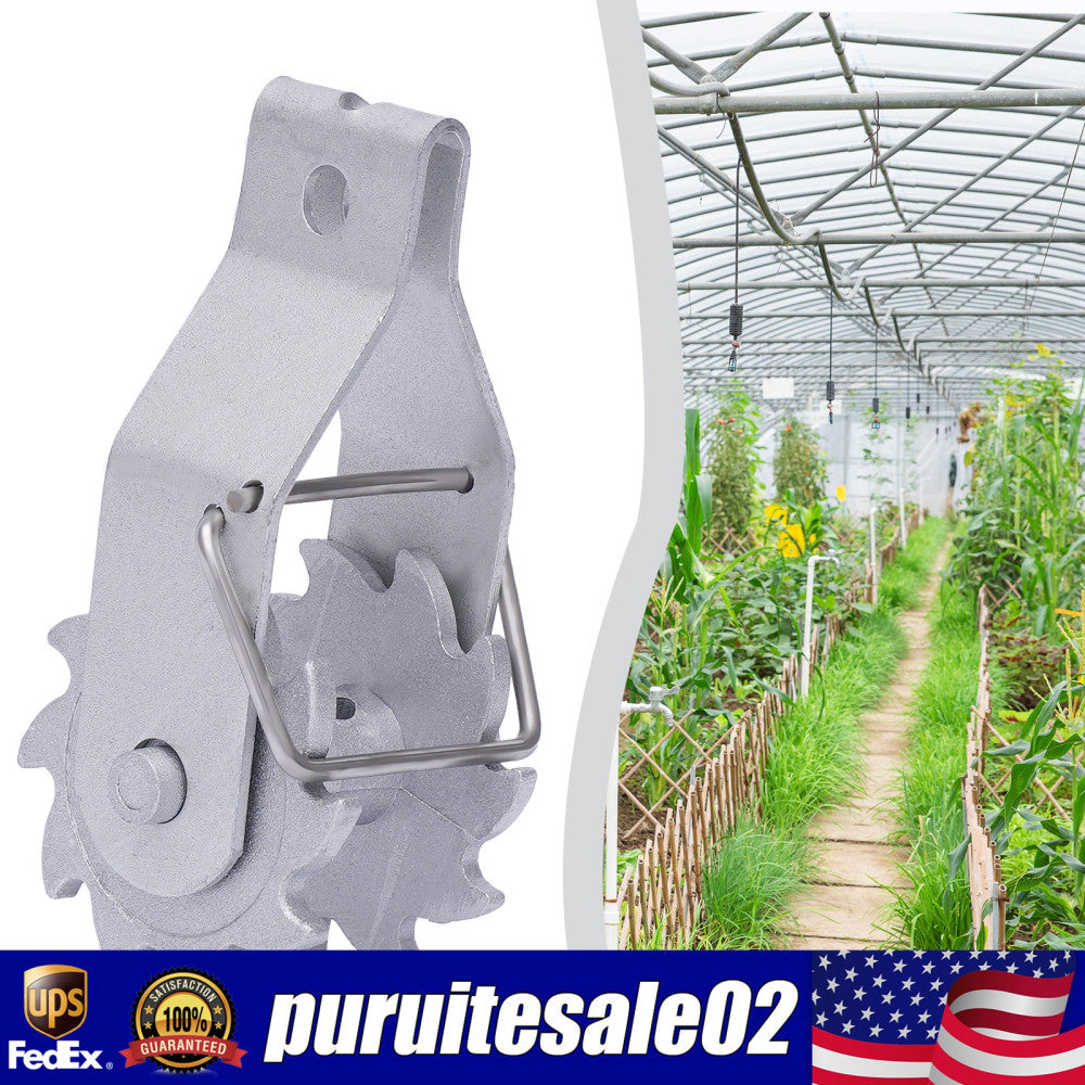 24x Electric Fence Wire Ratchet Tensioner Strainer High Tensile Aluminum Alloy