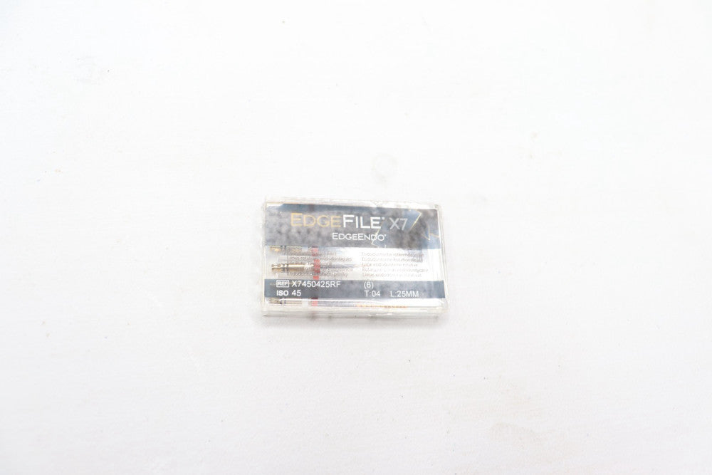 (6-Pk) EdgeFile X7 Taper .04 Size 45 25mm X7450425RF