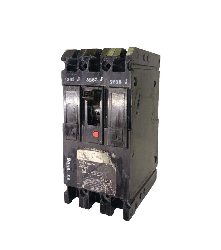 SIEMENS I-T-E 50 AMP CIRCUIT BREAKER 3 POLE 240 VAC  E23B050