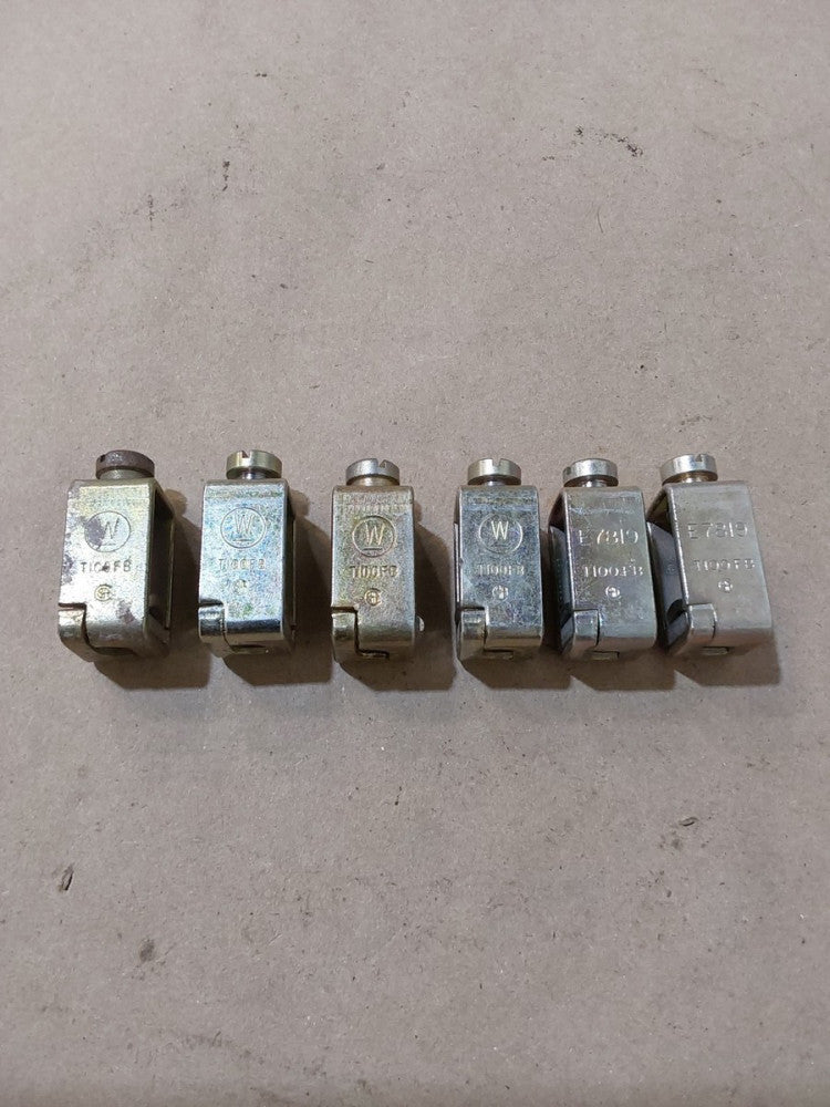 T100FB TERMINAL LUG F FRAME BREAKER (LOT OF 6) WESTINGHOUSE 