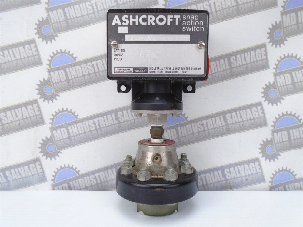 ASHCROFT B420B Snap Action PRESSURE SWITCH 125/250/480 - VAC-125VDC - 15-500 psi