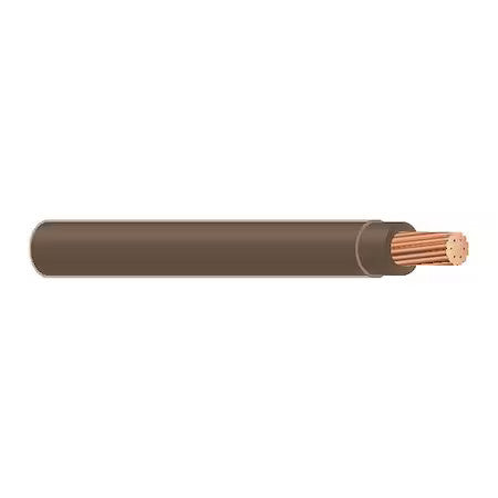 Zoro Select Wxp-6F-1001-07-1000 Thhn, Thwn-2 Building Wire, Copper, 10 Awg, 1C,