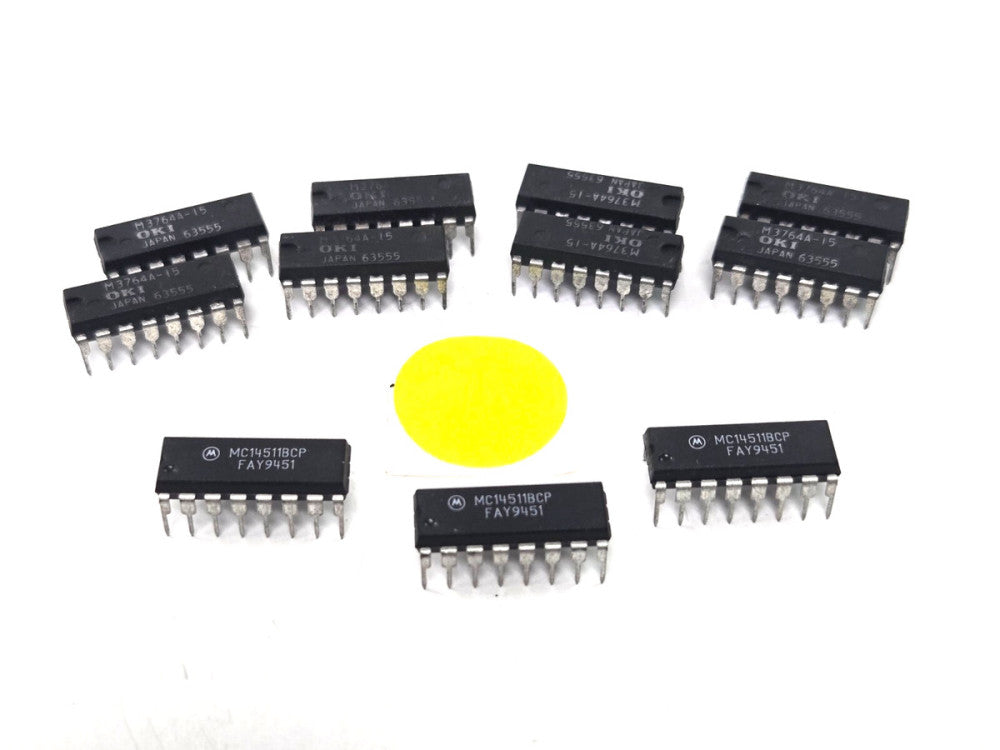 ASSORTED LOT OF INTERGRATED CIRCUITS  16-PIN  LOT OF 10