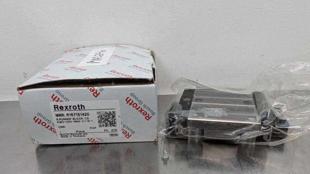 Rexroth R167151420 Ball Runner Block CS KWD-020-BNS-C1-N-1
